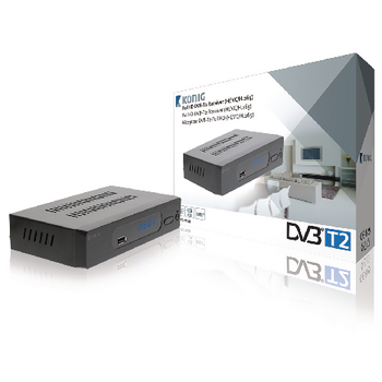 DVB-T2 FTA20 Full hd dvb-t2 ontvanger 1080p hevc h.265 free to air (fta)